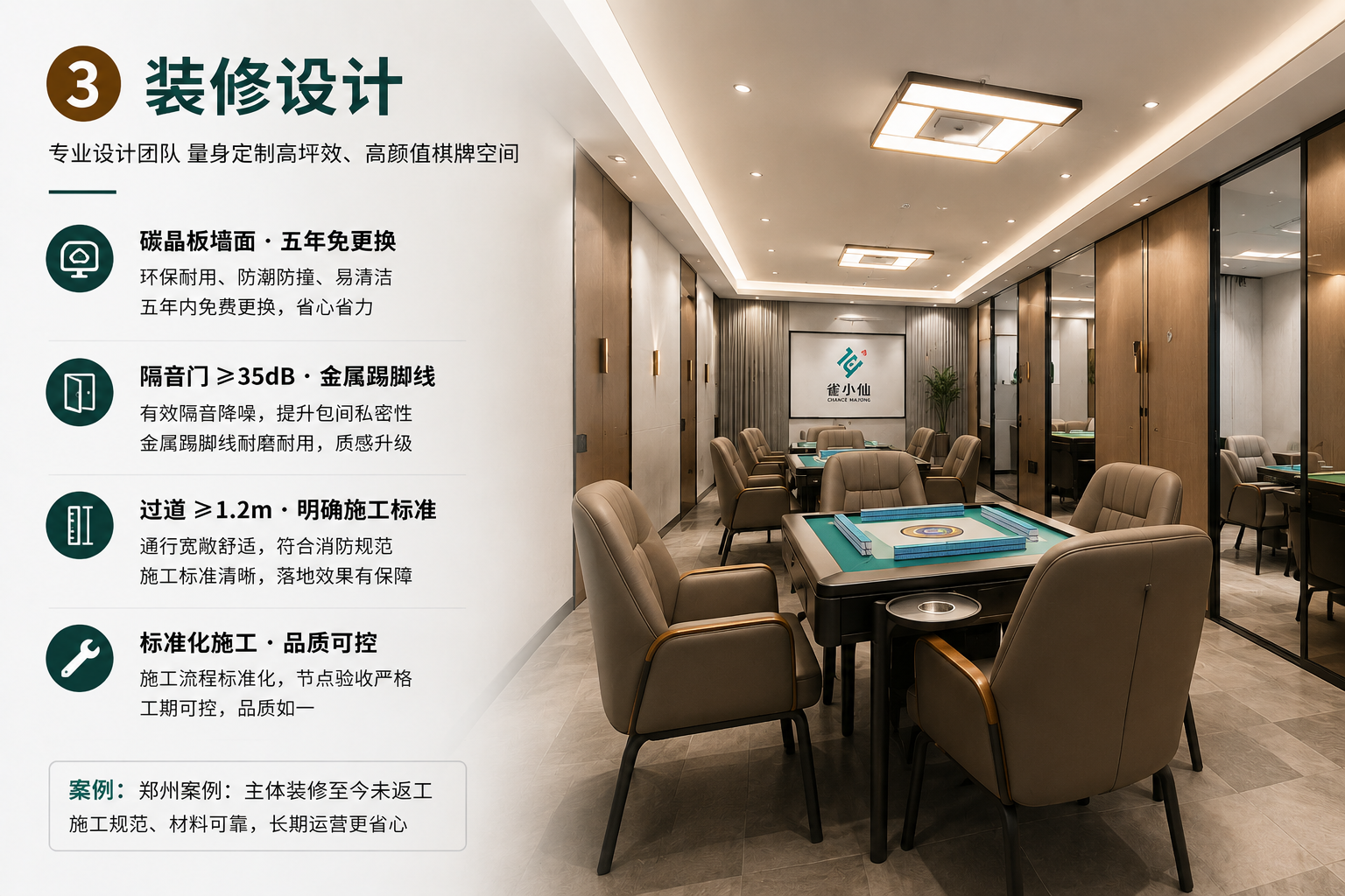 棋牌室包间多大合适