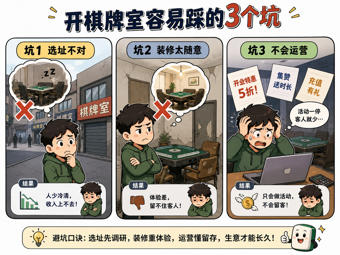 什么时候适合开第二家棋牌室